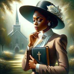 Render an airbrush oil painting of an African American woman wit...