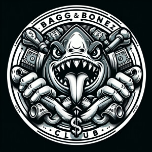 Create an extraordinarily detailed and sharp, circular logo that...