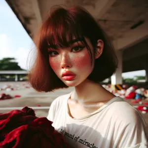 Real photo. Award-winning candid film photograph from 1974. Shot...