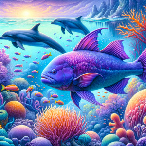 Purple piranha
Blue dolphin