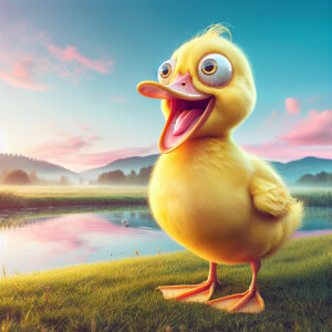 Funny duck