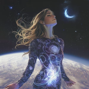 Dahlia stands tall, elevated high above the earth, her body pain...