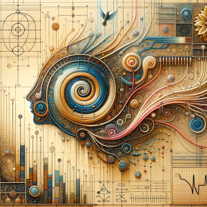 The golden ratio, Minimalist art Circuit, boards, circuitry, diagrams Cellular structures, DNA, circuit boards, colorful wires,  asian and Egyptian  graffiti, lie detector graphs, cardio, printout , branches infinity sign, cave, Art, handprints, distant birds flying, flowering vines, abstract gestural painting, dna