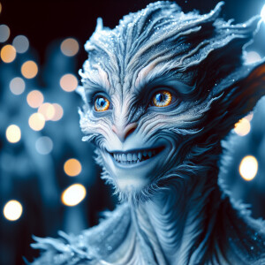 Detailed professional photography with a magical smile and brigh...