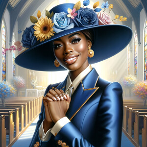 create a realistic airbrushed illustration of an African America...