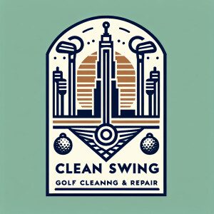 Create a simplistic and clean logo for 'Clean Swing Golf Club Cl...