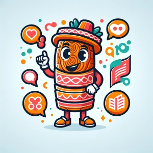 a cute character related to something traditional in portugal an...
