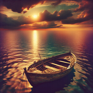 Rescuers found an empty boat drifting