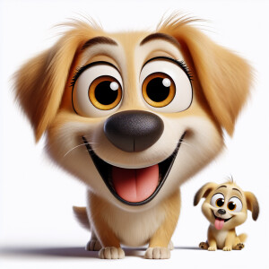 Female goober sandog laughing welpy