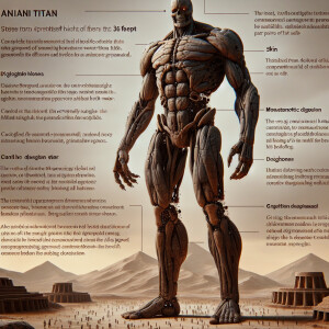 36-foot-tall TITAN-ANAKi comes from the race that erected the py...
