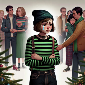 Create an image of Pansy Parkinson, with her flat bob haircut, w...