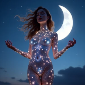 Dahlia stands tall, elevated high above the earth, her body pain...