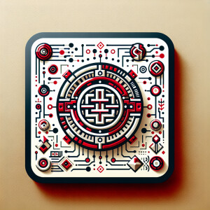 Hi. Draw a creative square postcard for friends with the Alfa Ba...