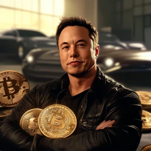 Elon Musk..Buying $GTC Token, in GTA San Andreas and carton styl...