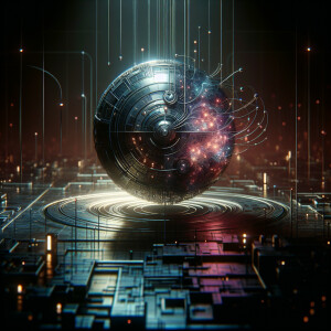 A cryptic nanotechnology marvel, like a shimmering phantom cloak...