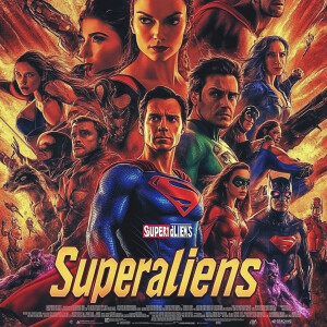 A busy movie poster with lots of text and the following characte...