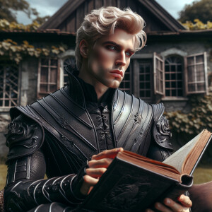 Caranthir-Ar-Fieniel from the Witcher. Black eldritch armor. Pal...