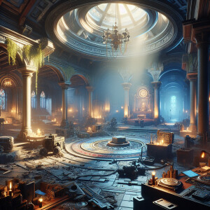 3D Game Cinematic Feel, Epic 3D Videogame Graphics, Intricately...