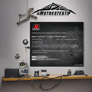 Logo for auto electrician-diagnostician with the name Ampmaster