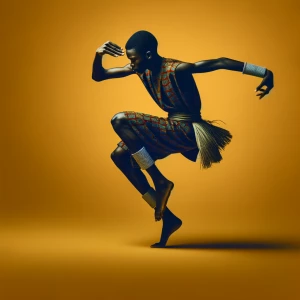 An indigenous African tribal teen. She’s in her tribes tradional...