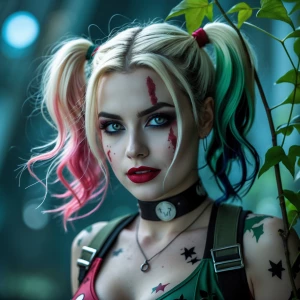 Harley Quinn and poison ivy