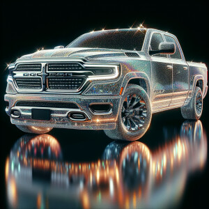elegant indiresent metallic 2017 dodge truck made of transparent...