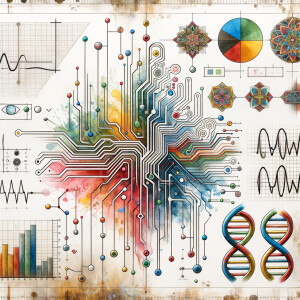 The golden ratio, Minimalist art Circuit, boards, circuitry, dia...