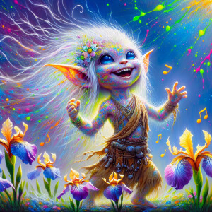 hyper realistic, phosphorescent, abstract acrylic splatter paint...