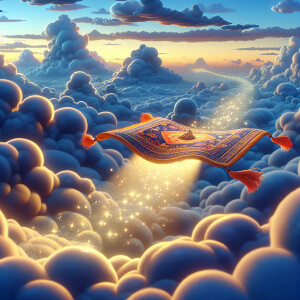 A magic carpet in the sky