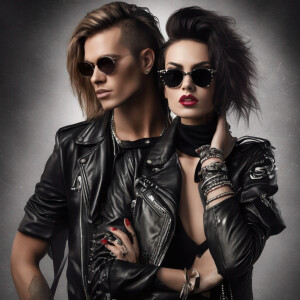Rock 'n' Roll Party AI portrait