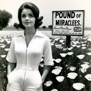 film photograph from the early seventies of a stunning 25-year-o...