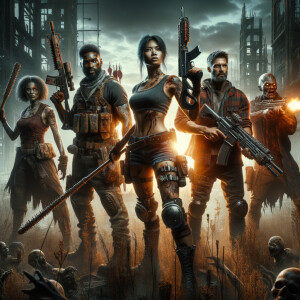 A badass crew of zombie killers