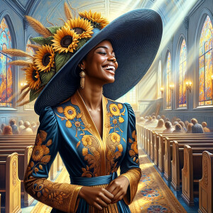 create a realistic airbrushed illustration of an African America...
