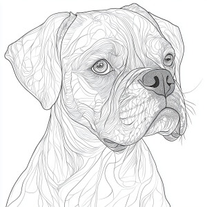 Generate a coloring book-style image in hyper realistic style fe...
