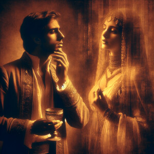 Lover wishes his love one who is a beautiful middle eastern youn...