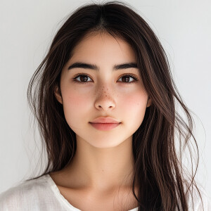 A 19-year-old cute woman of Mexican and Japanese descent from Ca...