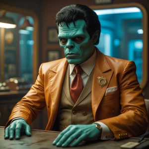 Generate an image of an extraterrestrial character styled after...