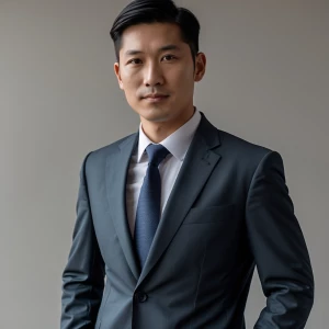 Photography, photo for resume, a corporate man in a suit, lookin...