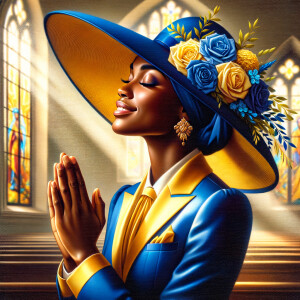 create a realistic airbrushed illustration of an African America...