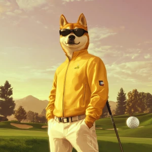 DOGE meme.,Golf with gringos, GTA style