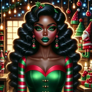 A whimsical festive and vibrant airbrush oil painting digital il...