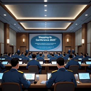 pull back. check the spelling. draw a realistic  hotel conferenc...