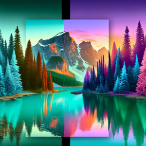 Exact same image using different colors