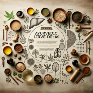 Please generate an image for a post of ayurvedic remedies and ai...