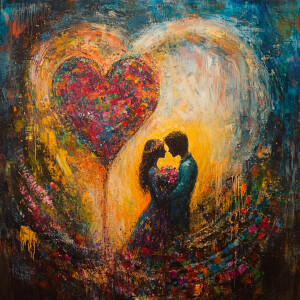 Image of god in love