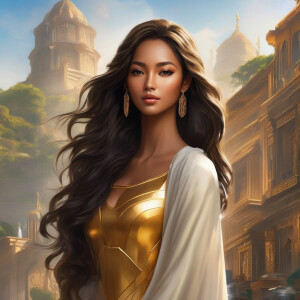 Portray Hana, a distinctive individual of Ethiopian-Korean herit...