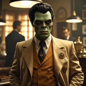 Generate an image of an extraterrestrial character styled after...