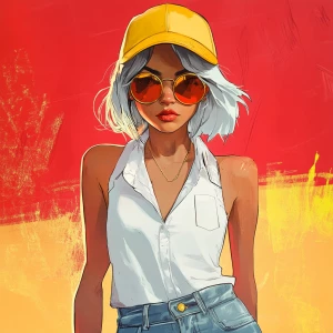 young, rebellious gta-style character. The character should have...