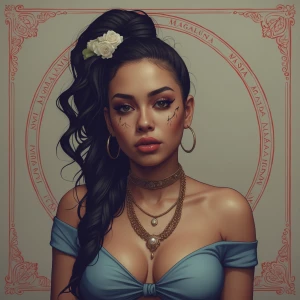 Design a rap album cover for "MARIA MAGDALENA "
" by Dark Matter...