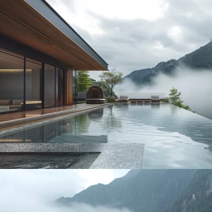 Ultra photo-realistic high-end DSLR wide-angle view of a ultra-m...